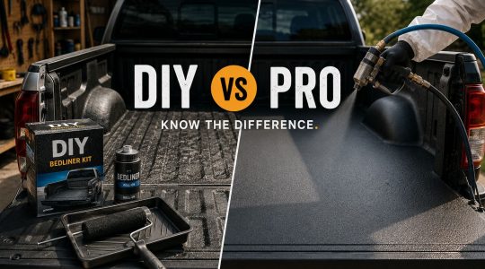 DIY spray on bedliner kit