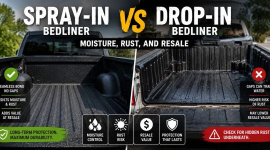 Spray-In vs. Drop-In Bedliners