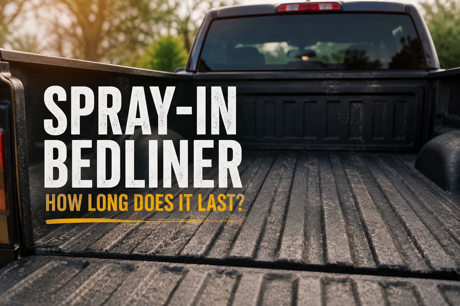 Spray-In Bedliner Last